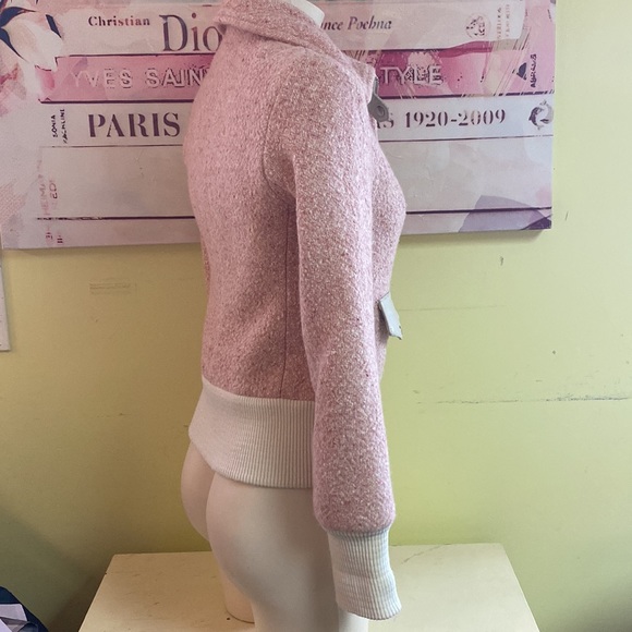 Mackage Pink Tweed Leather Jacket - Picture 5 of 13